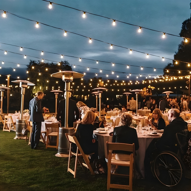 Guirlandes guinguette : L’accessoire incontournable pour une ambiance festive lors des mariages